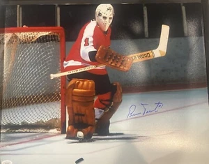 BERNIE PARENT SIGNED AUTO 16X20 PHOTO PHILADEPHIA FLYERS CERTED W/ JSA CERT - Picture 1 of 2