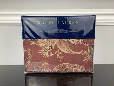 Funda Nórdica Ralph Lauren Inez Paisley Jacobea Floral Borgoña Rojo Completa/Reina Foto 1 de 4