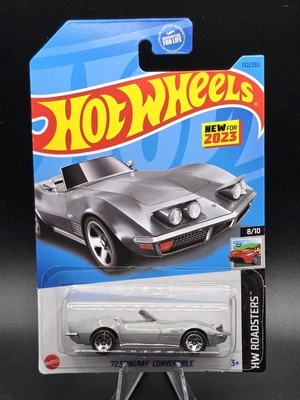 Hot Wheels '72 Stingray Convertible 132/250 HW Roadsters 8/10 2021 NEW - Image 1 of 2
