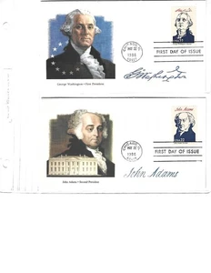 LOT OF 37 FDC W/36 PRESIDENTS OF THE US FROM WASHINGTON TO REGAN + WHITE HOUSE - Picture 1 of 2
