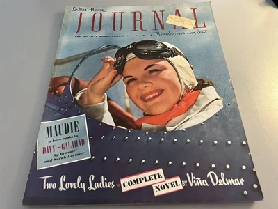 Nov 1939 Ladies Home Journal, Woman Pilot Cover, MCM Fashion, Glamour, Great Ads Foto 1 de 4