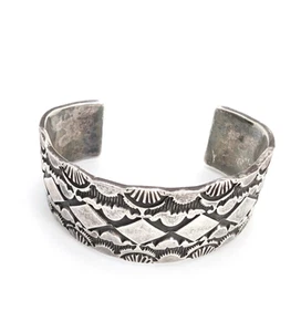 Sterling Silver 925 Bracelet DARIN BILL Ig vintage cuff R461-FOX1366 - Picture 1 of 11