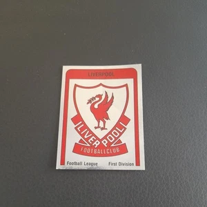 388) no.118 LIVERPOOL BADGE - PANINI FOOTBALL 87 COLLECTION - Picture 1 of 2
