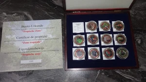 The Climates - Tropische Zone - Tiermotive , 40mm 11 Farbmedaillen Lot , UK8 - Bild 1 von 15