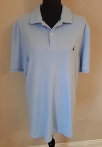 Nautica Mens XXL Polo Golf Shirt Light Blue #16E - Picture 1 of 7