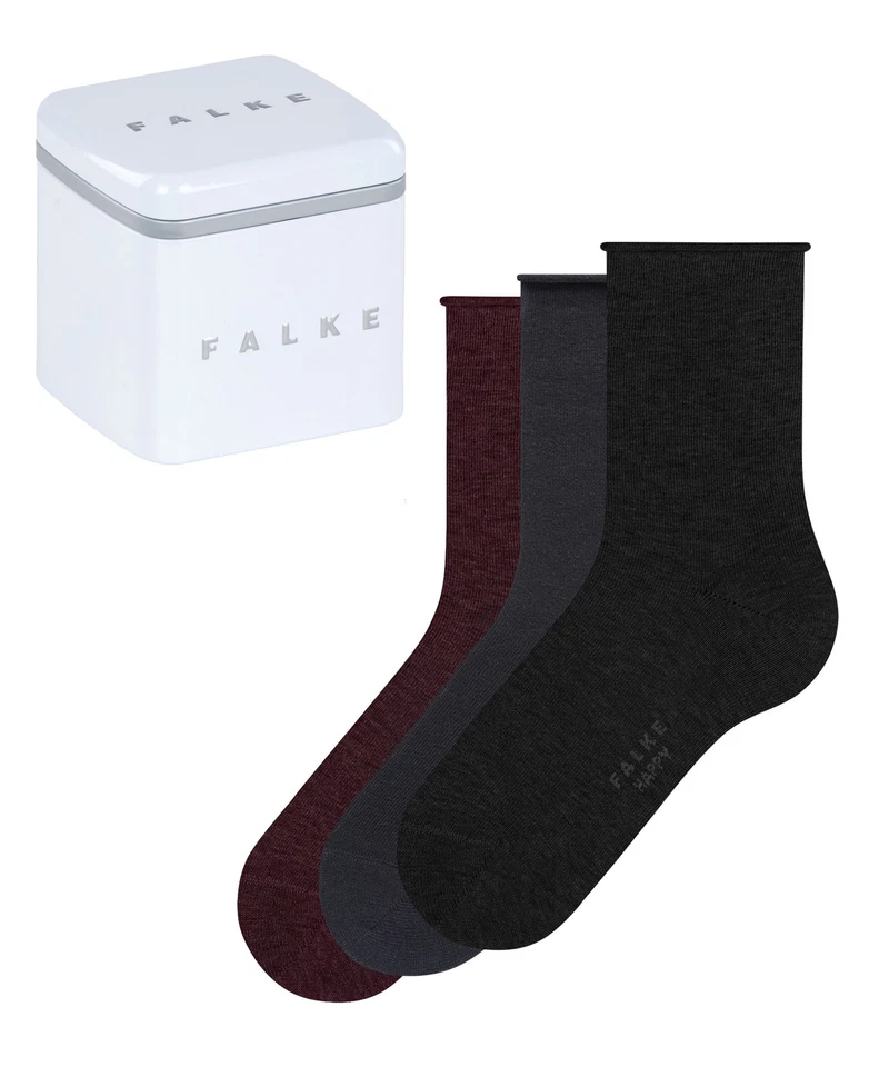 FALKE Happy Box 3-Pack Socken Damen Uni
