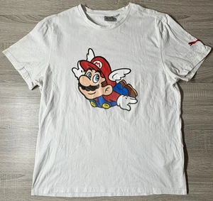 T-shirt grafica rara Puma x Nintendo Super Mario 64 taglia XL bianca - Foto 1 di 13