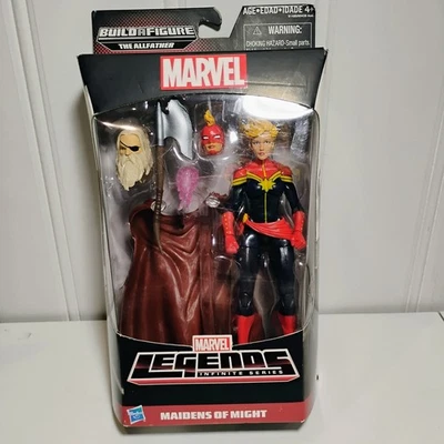 Marvel Legends Infinite 系列 Maidens Of Might Captain Marvel BAF Allfather 全新 — 第 1/4 张图片