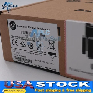 Allen Bradley 2711R-T4T Ser B PanelView 800 4-inch HMI Terminal 2711R-T4T New US - Picture 1 of 7