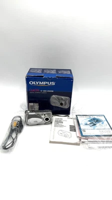 Olympus Camedia C-350 Zoom - 3,2MP - 3x optischer Zoom - OVP - gebraucht - Bild 1 von 4