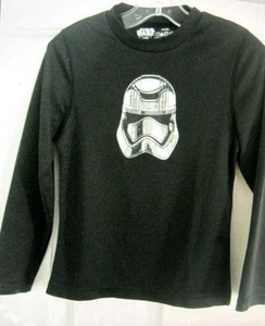 NUEVA CAMISETA Top de Rendimiento Star Wars Negra Gris Talla S 6 para Niños L/S Darth Vader - Imagen 1 de 9