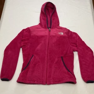 The North Face Fleece Jacket Full Zip Hoodie Pink Womens Medium M - Picture 1 of 10