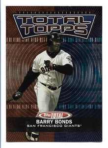 Barry Bonds 2003 Topps Total Insert #TT3 - San Francisco Giants - Picture 1 of 2
