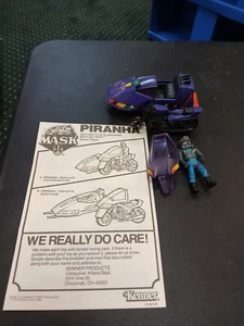Máscara Kenner Piraña Completa Años 80 De Colección, Parabrisas Mal - Imagen 1 de 3