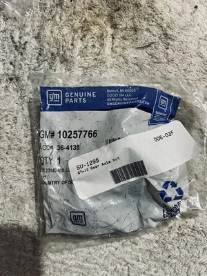 C5 & C6 Corvette rear axle nut - fits all 1997-2013 models. (GM Part 10257766) - Image 1 of 2