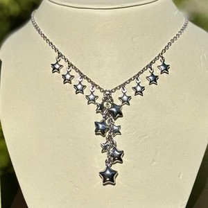 Ross Simons Italian 925 Sterling Silver Star Charm Y Necklace Made in Italy - Picture 1 of 8