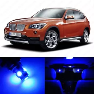 15 x Paquete de luces interiores LED azules Canbus para BMW X1 E84 2013-2015 + HERRAMIENTA - Imagen 1 de 7