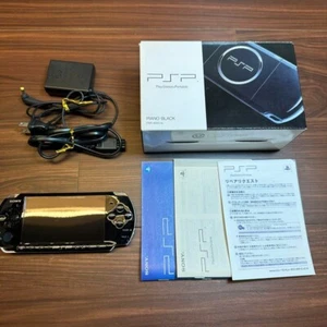 PSP 3000 body piano black 1164 From Japan - Picture 1 of 20