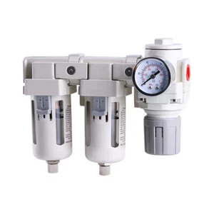 3/8" NPT Air Drying System Double Air Filters Air Pressure Regulator Combo - Picture 1 of 10