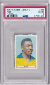1967 Sicker-Verlag Football Numéro 445 Pele PSA - Bild 1 von 2
