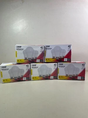 Feit Electric 5W 3000K 450 Lumens 20 Bright White LED Light Bulbs (5x 4 Pack) - Image 1 of 4