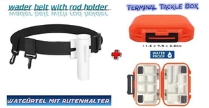 Cinturón de agua con soporte de caña + Waterproof Smal Tackle Box para piezas pequeñas (vórtice) - Imagen 1 de 8