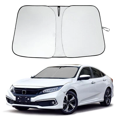 Cubierta de bloque UV plegable para parabrisas delantero de coche Honda Civic 2016-2021 Foto 1 de 4