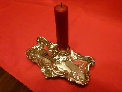 BELLISSIMO PORTACANDELE O INCHIOSTRO EDWARDIAN 1909 PORTAPENNE IN ARGENTO MASSICCIO. BELLISSIMO  - Immagine 1 di 4