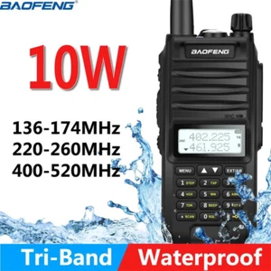 NEW BaoFeng A58S VOX FM CTCSS/DCS 128CH Tri Band VHF/UHF Portable Walkie Talkie - Picture 1 of 10