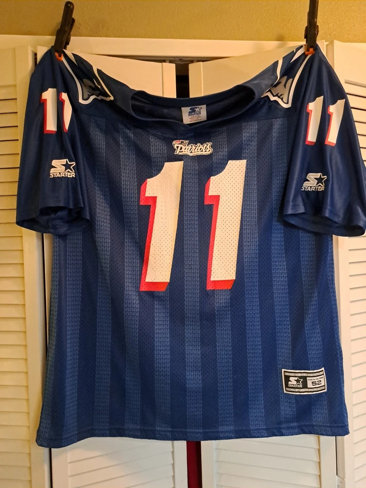 Camiseta De Colección Starter Drew Bledsoe New England Patriots #11 Auténtica Para Hombre XL USADA EN EXCELENTE ESTADO Foto 1 de 4