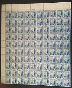 # 734 5 cent Kosciuszko FULL MINT SHEET OF 100 NH OG - Picture 1 of 2
