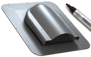 Flachlüfter für Bitumenschindel Dachlüfter Entlüfter Lüftungsziegel - Bild 1 von 6