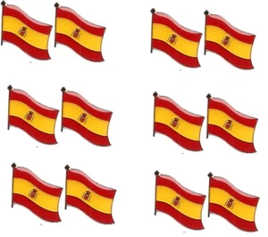 Paquete de 12 pasadores de solapa, corbata y sombrero de bandera internacional y del país - Imagen 1 de 407