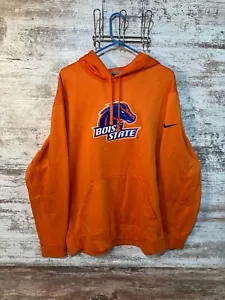 Sudadera con Capucha Boise State Para Hombres XL Naranja Bronco NCAA Fútbol Sudadera Nike Thermafit - Imagen 1 de 16
