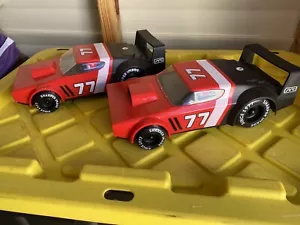 Two Sharper Image "Burnout Drifter" {Charger Race Car} Night Riders RC Cars - Picture 1 of 24