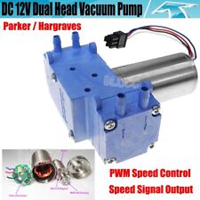 DC12V Dual Head Diaphragm Vacuum Pump Brushless Motor Air Pump PWM Speed Control