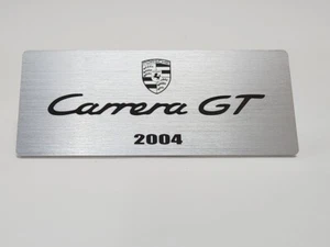 1/12 Porsche Carrera GT 2004 Metal Name Plate Plaque for Tamiya etc - Picture 1 of 3