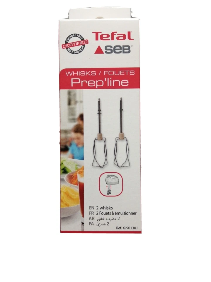 SEB XJ901301 2 Fruste per Mixer Tefal Prep Line HM4101 HM4111 HT4101 - Argente - Immagine 1 di 1