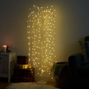 4FT 180 LED White Willow Tree Light with Fairy Lights Warm White Christmas Xmas