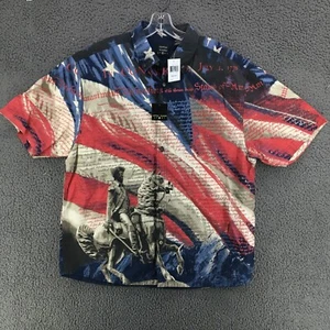 Cotton Traders Shirt Large George Washington Declaration of Independence NWT - Picture 1 of 12