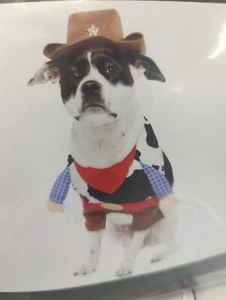 Halloween Dog/Cat Costume (Cowboy) Size M - Picture 1 of 5