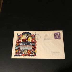 FDC 1945 #STAEHLE CACHET OCCUPIED NATIONS “AUSTRIA” LIBERATION USA - Picture 1 of 2