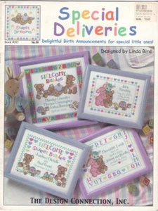 The Design Connection Inc. Special Deliveries Craft Book Birth Announcements - Picture 1 of 1