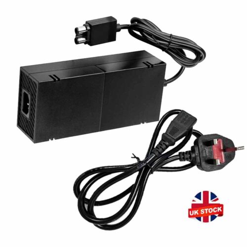For Xbox One Console Power Supply PSU Brick AC Adapter with UK 3-Pin Power Cable