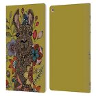 Official Valentina Animals And Floral Leather Book Wallet Case For Amazon Fire