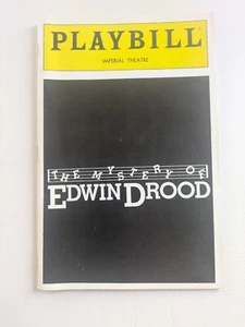 De colección MYSTERY EDWIN DROOD Enero 1986 Broadway ¡Elenco original Playbill! BETTY BUCKLEY - Imagen 1 de 4