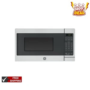 0.7 Cu. Ft. Capacity Countertop Microwave Oven Stainless Steel Black 700 W N59 - Picture 1 of 1