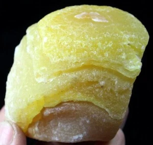 300 g de espesor MÚLTIPLES capas Smithsonita amarilla, muestra mineral natural CM573437 - Imagen 1 de 6