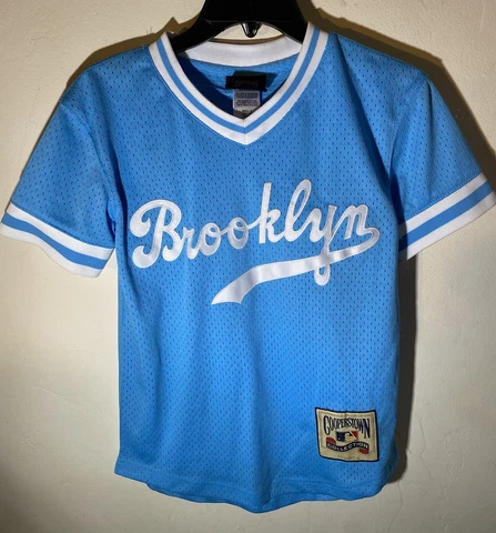 Brooklyn Dodgers Jackie Robinson Cooperstown Collection Youth Small 8 Sz Jersey Cover