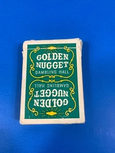 Tarjetas de juego de colección Golden Nugget Gambling Hall verdes Las Vegas 4 chistes completos - Imagen 1 de 10